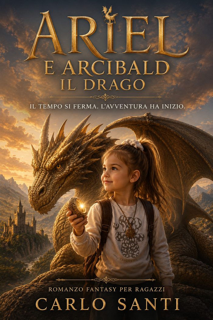 Copertina di Ariel e Arcibald il Drago